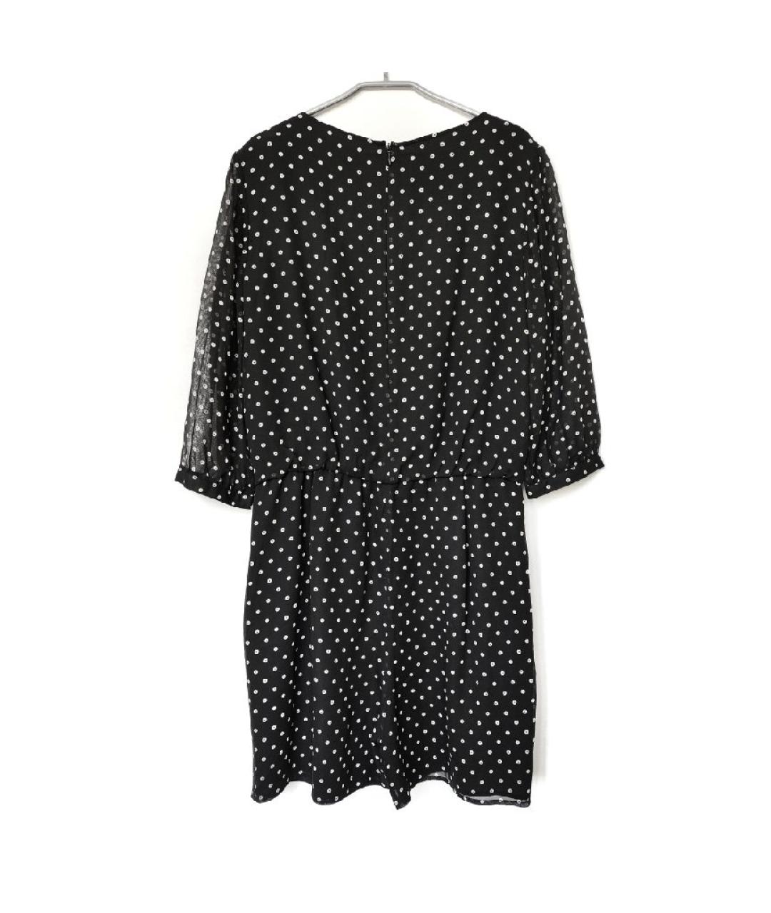 ARMANI COLLEZIONI Черное шелковое коктейльное платье, фото 2