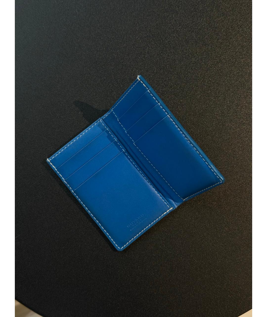 GOYARD Синий кардхолдер, фото 4