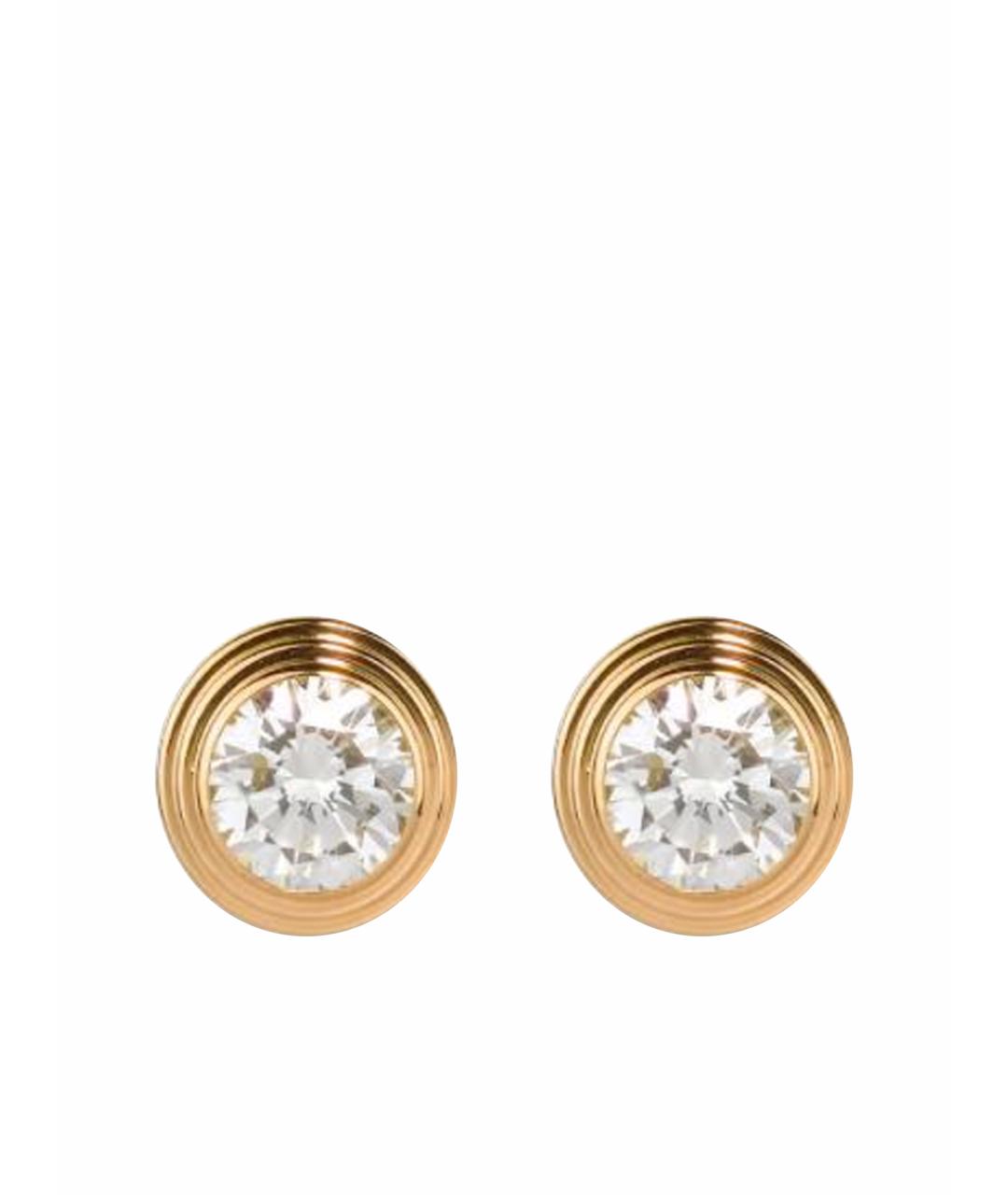 CARTIER Золотые серьги из желтого золота, фото 1