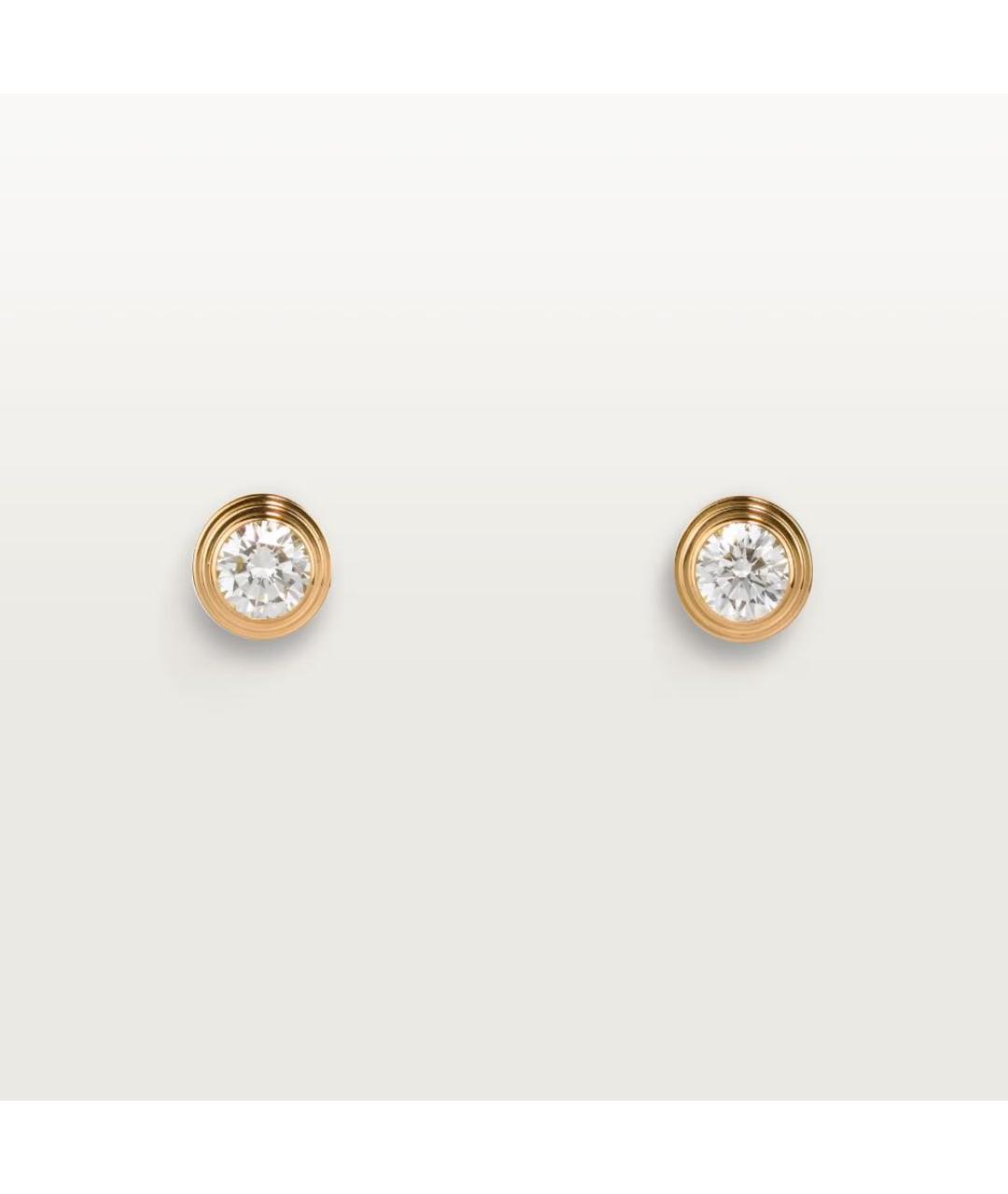 CARTIER Золотые серьги из желтого золота, фото 6