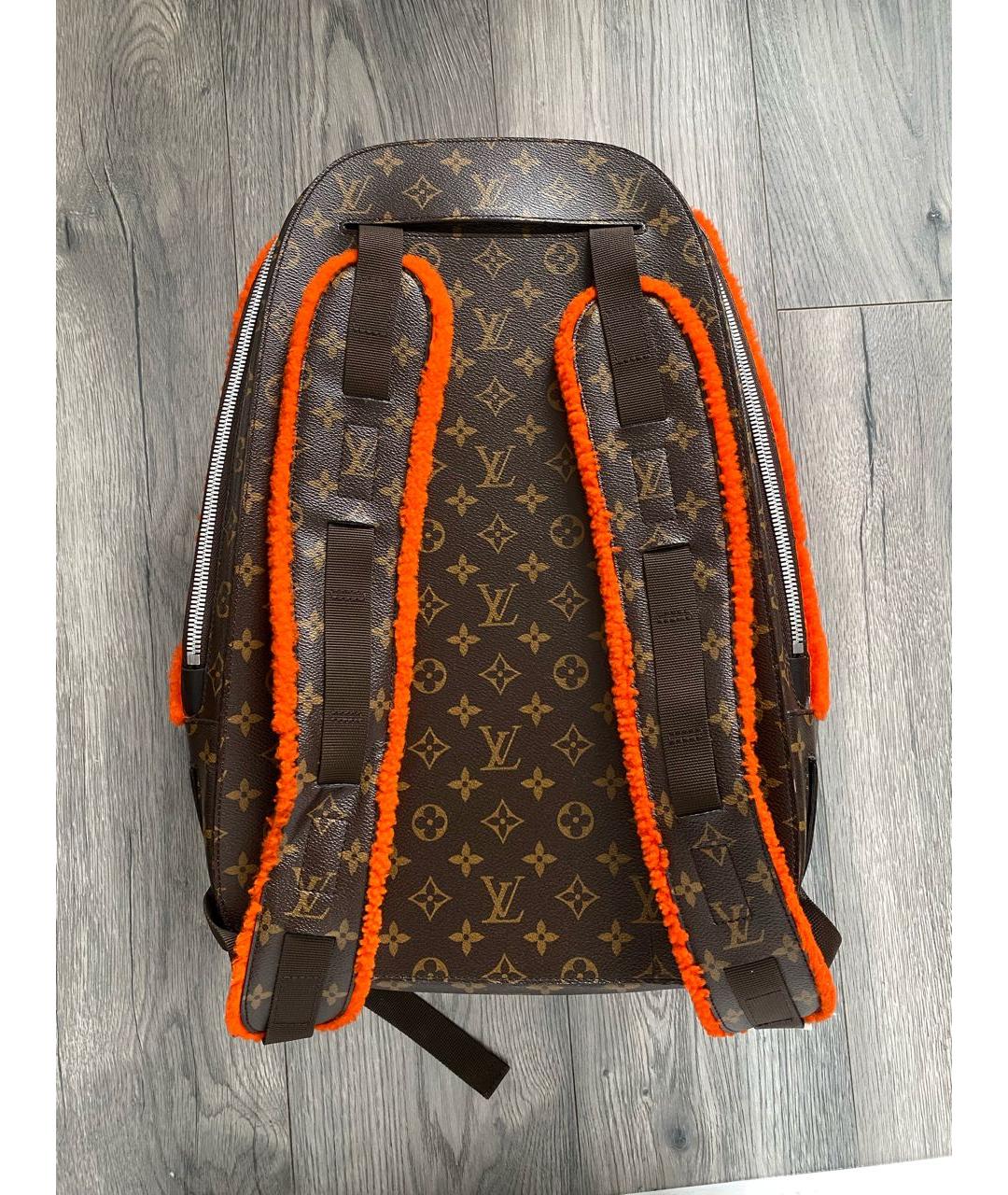 LOUIS VUITTON Оранжевый рюкзак, фото 3