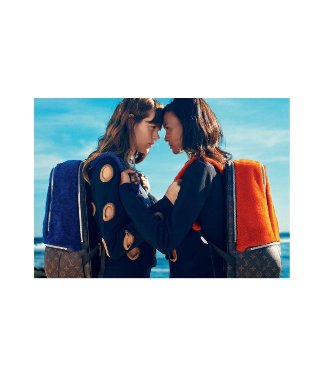 LOUIS VUITTON Оранжевый рюкзак, фото 9
