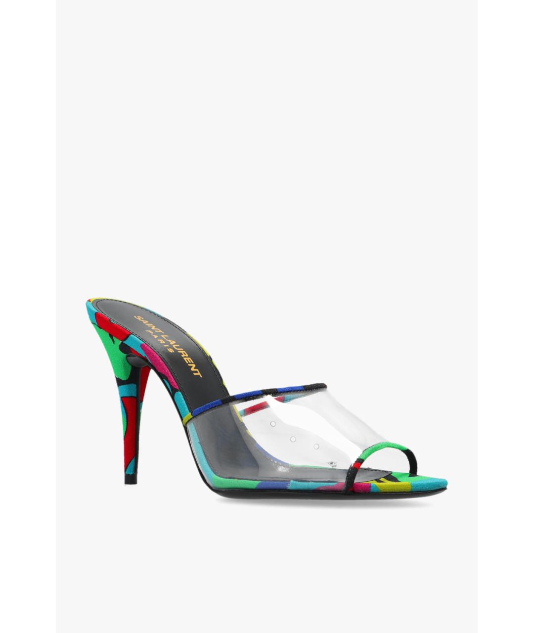 SAINT LAURENT Мульти мюли, фото 4