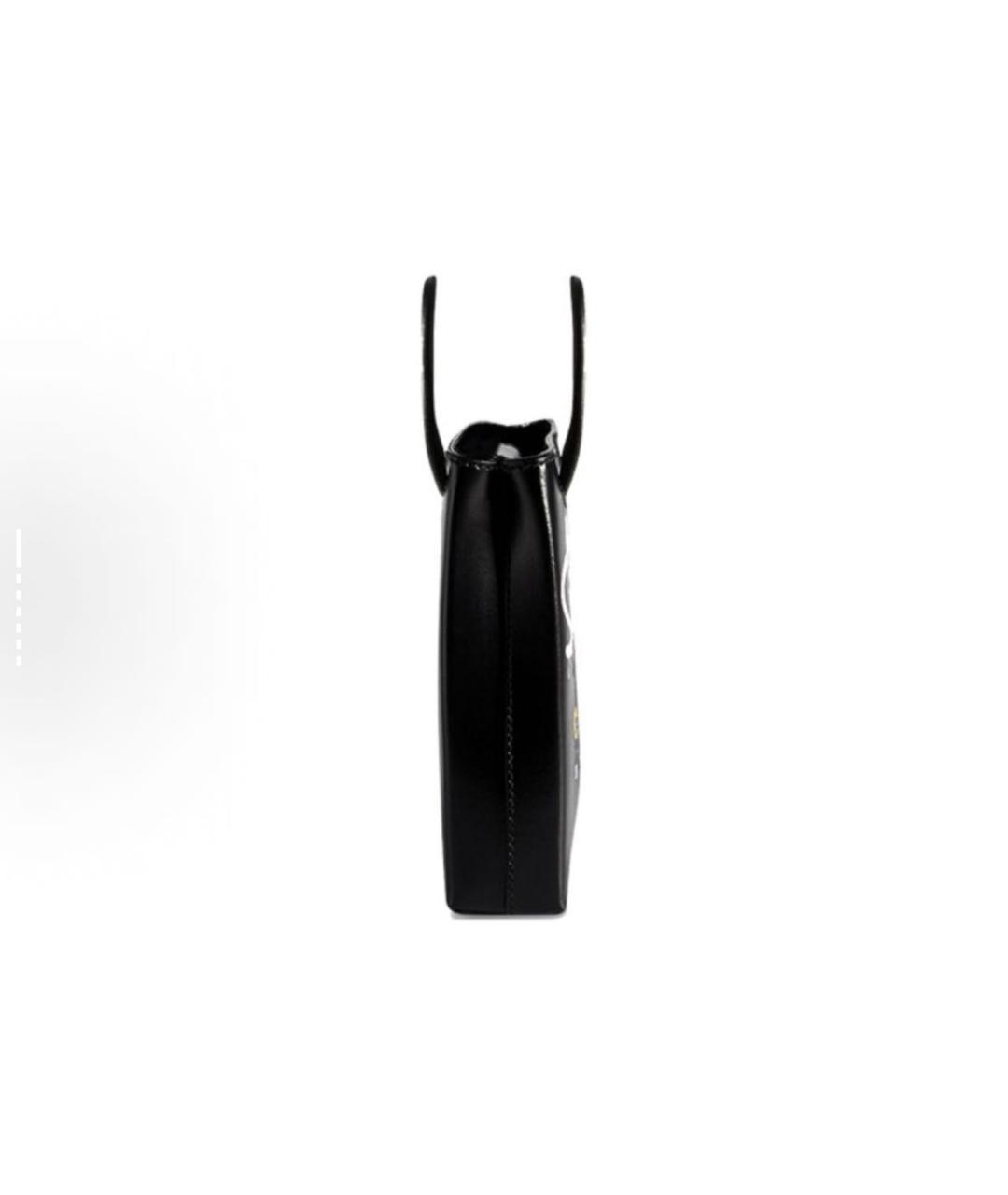 BALENCIAGA Черная сумка через плечо из искусственной кожи, фото 4