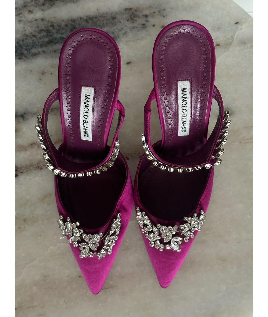 MANOLO BLAHNIK Розовые туфли, фото 3