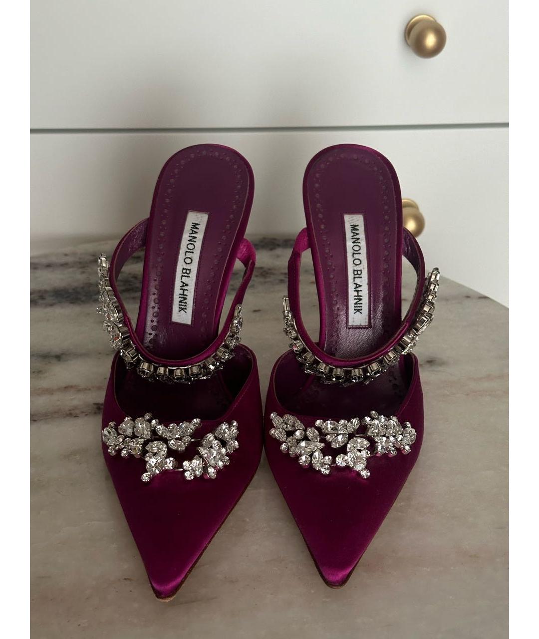 MANOLO BLAHNIK Розовые туфли, фото 2
