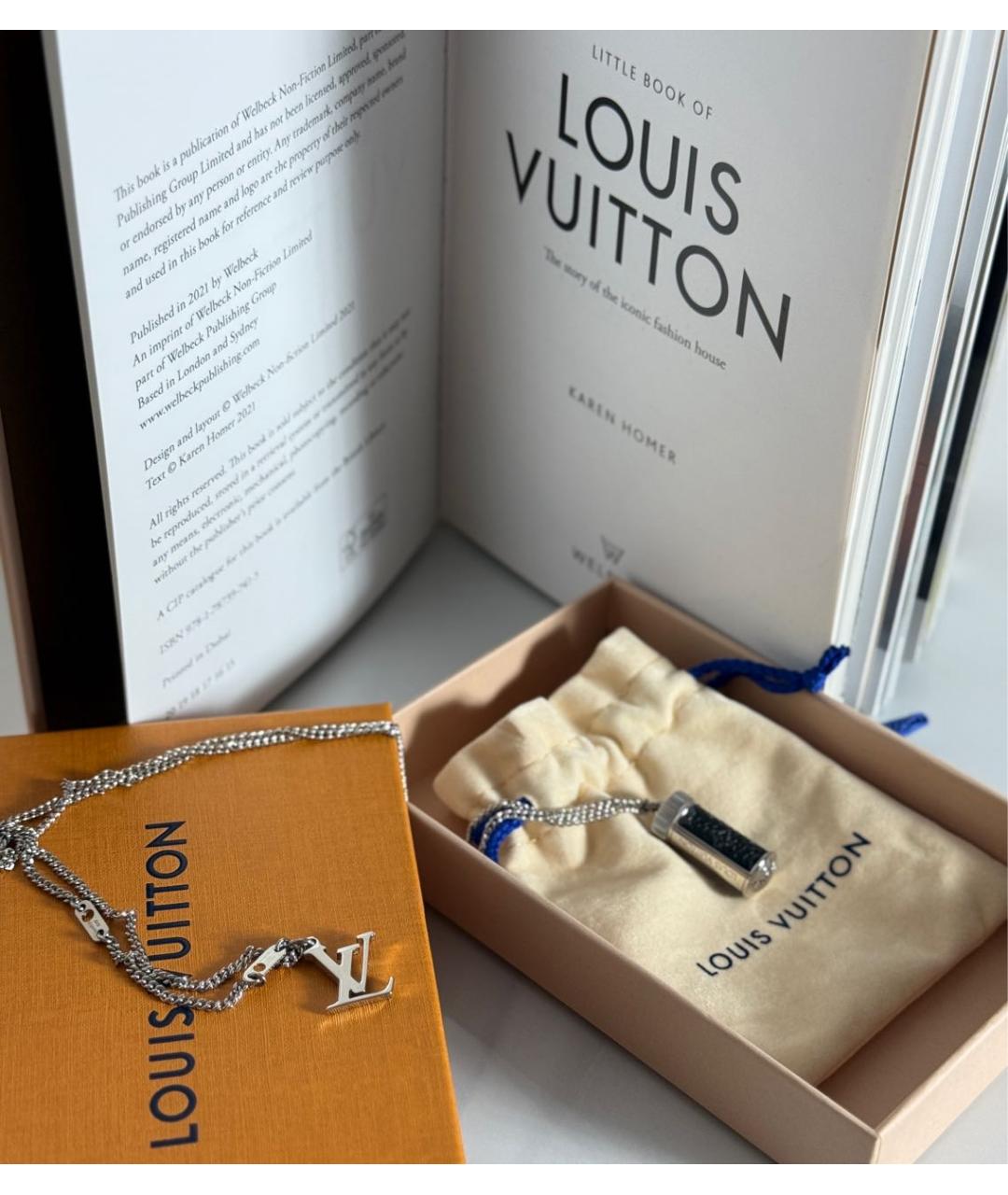 LOUIS VUITTON Серебряная цепочка/подвеска, фото 3