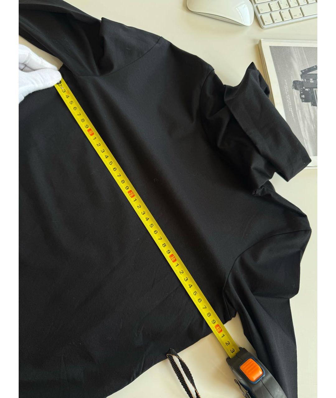 JIL SANDER Черная хлопковая водолазка, фото 4