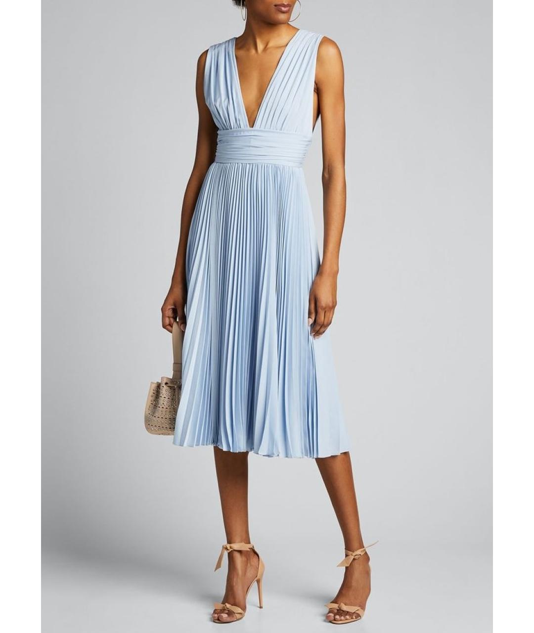BADGLEY MISCHKA Голубое коктейльное платье, фото 2