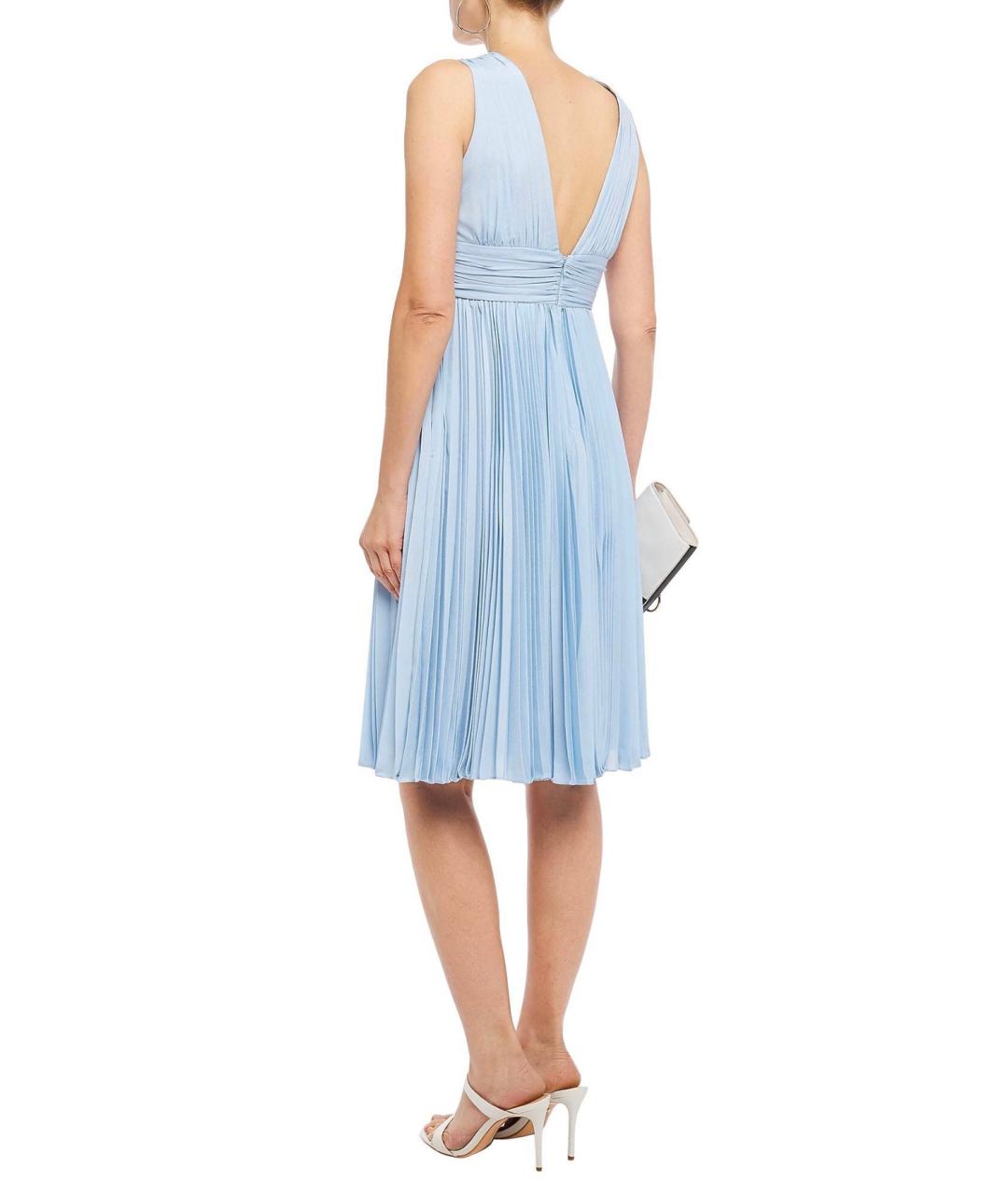 BADGLEY MISCHKA Голубое коктейльное платье, фото 4