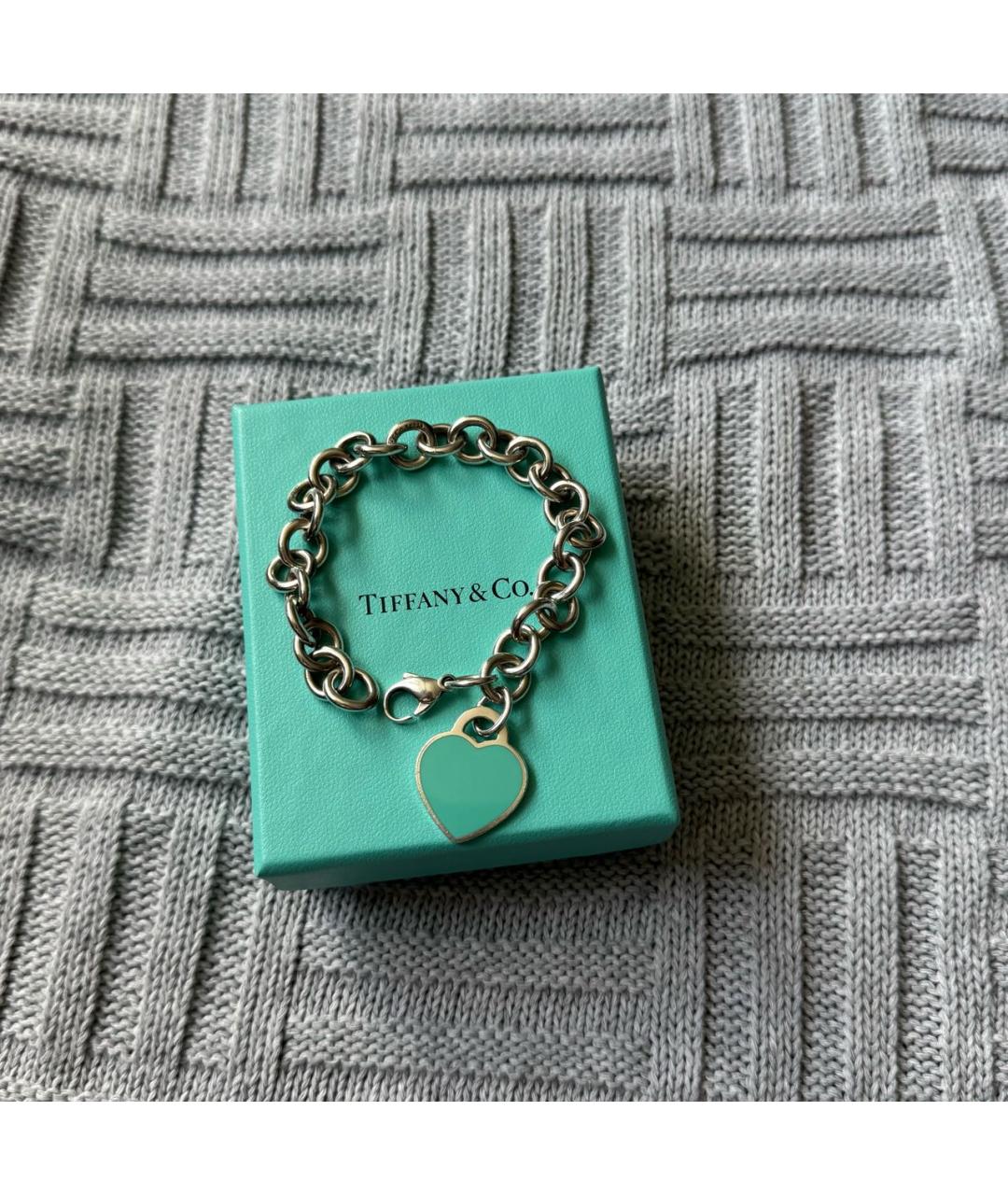 TIFFANY&CO Серебрянный серебряный браслет, фото 2