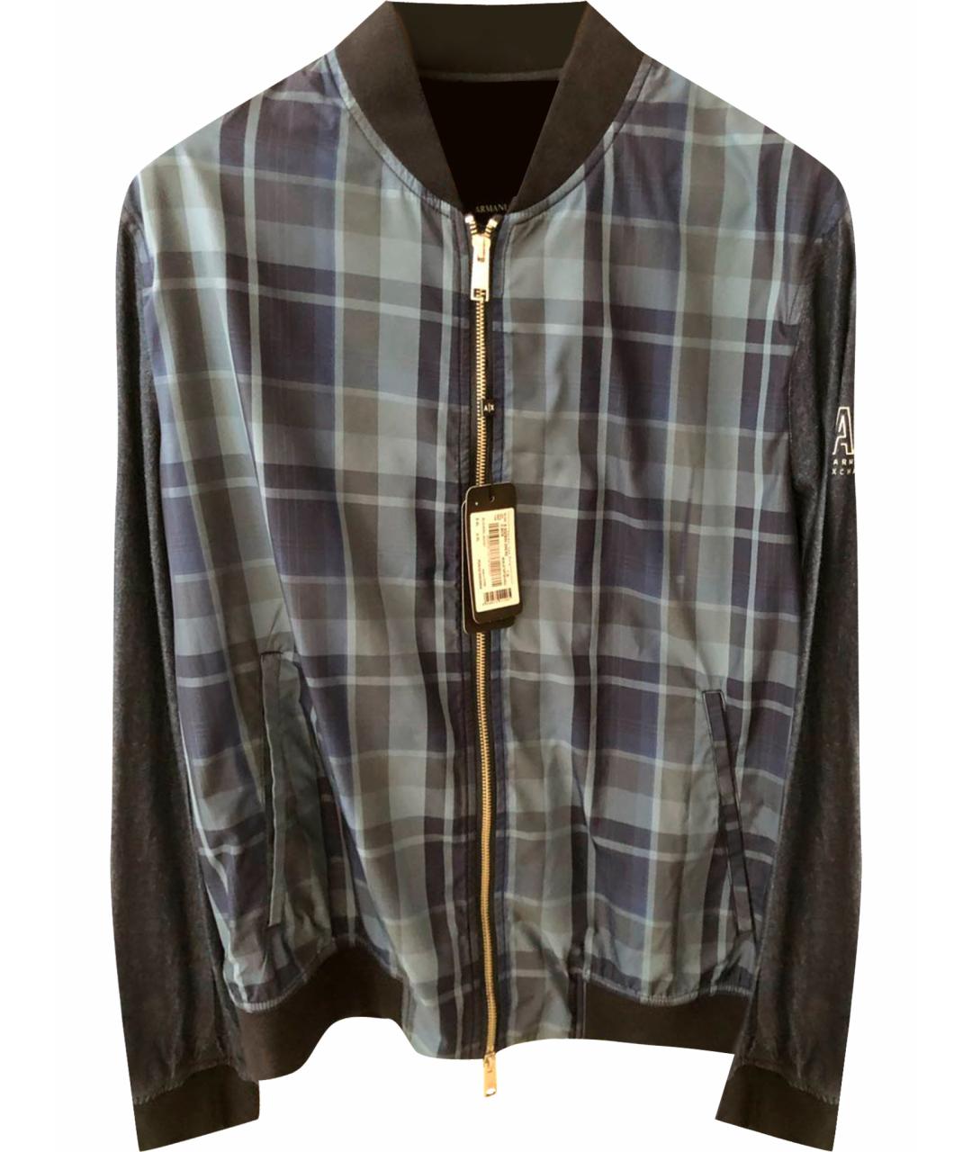 ARMANI EXCHANGE Антрацитовая хлопковая куртка, фото 1