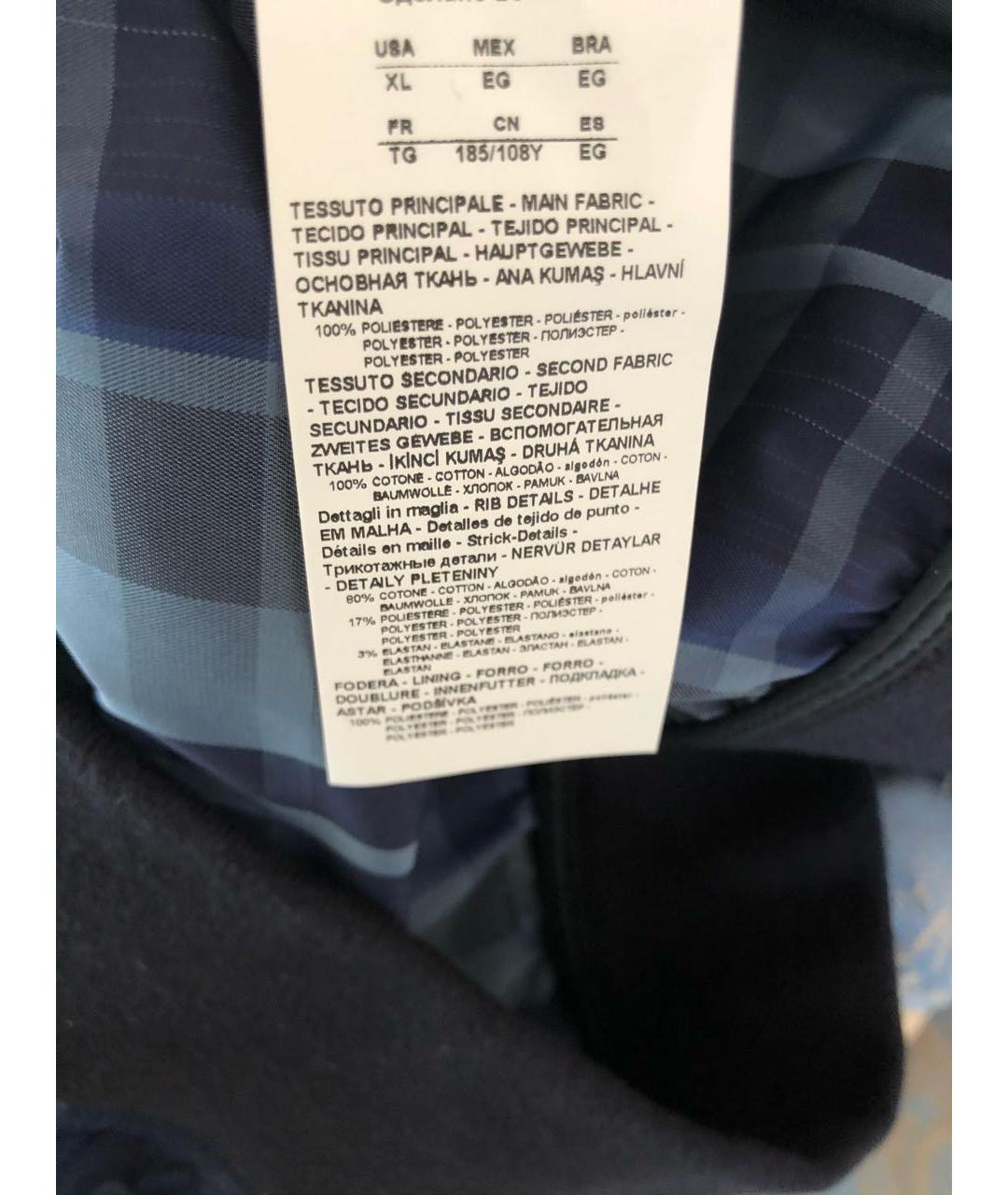 ARMANI EXCHANGE Антрацитовая хлопковая куртка, фото 3