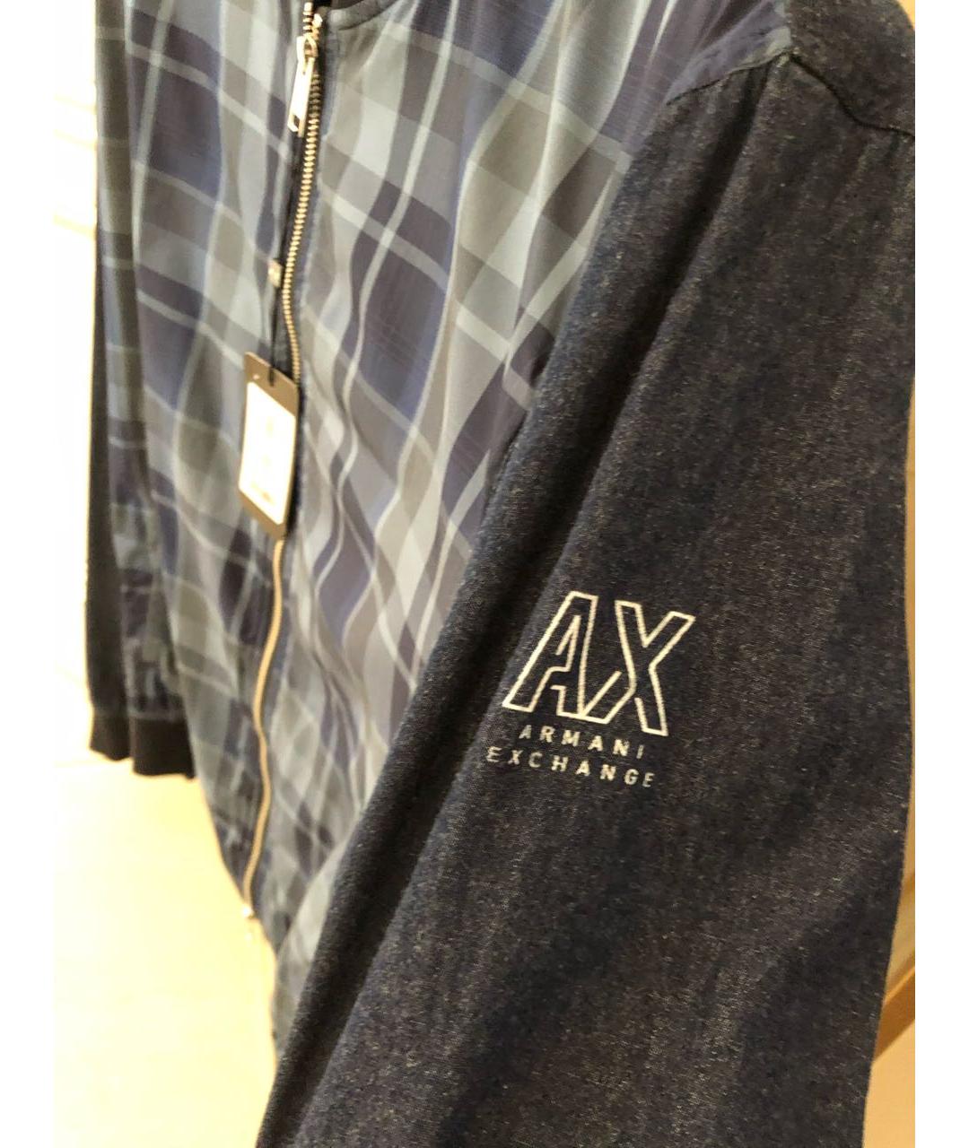 ARMANI EXCHANGE Антрацитовая хлопковая куртка, фото 4