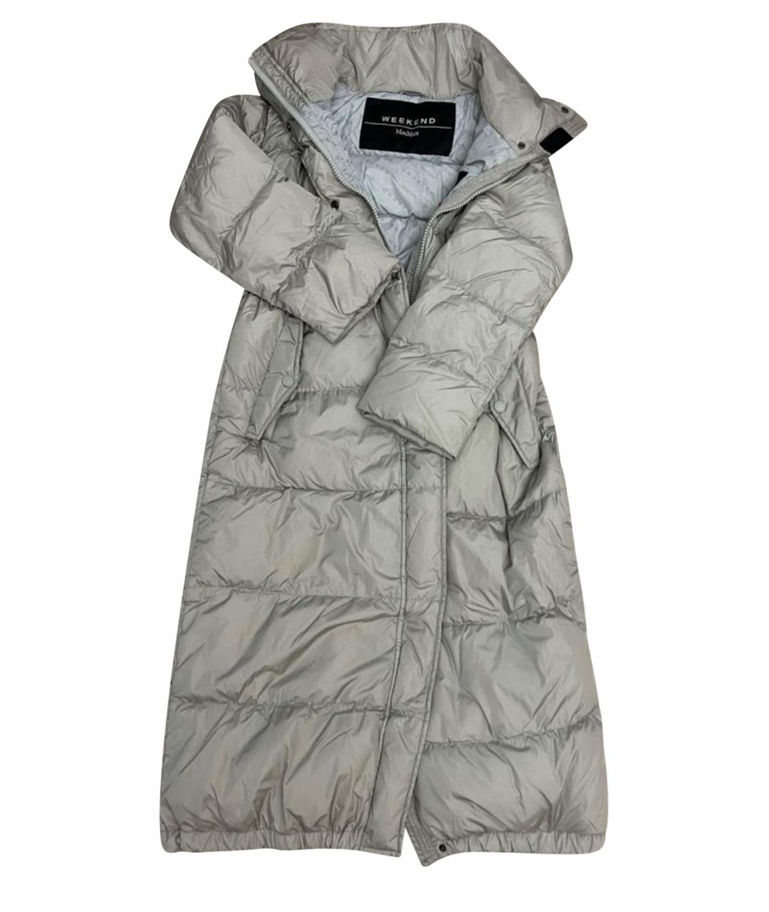 MAX MARA Серый пуховик, фото 1
