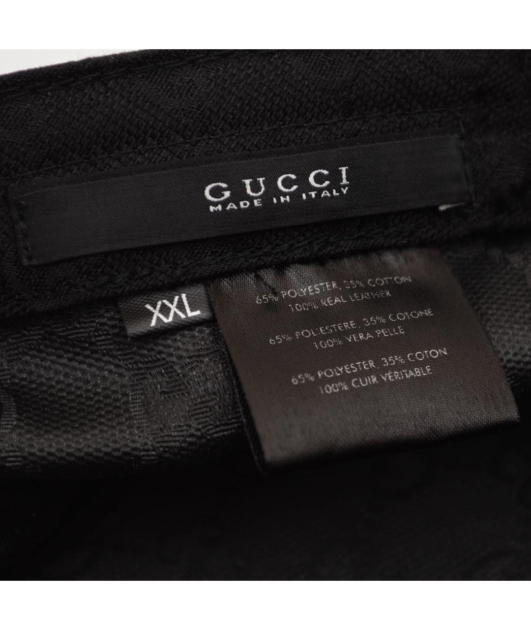 GUCCI Черная хлопковая кепка/бейсболка, фото 8