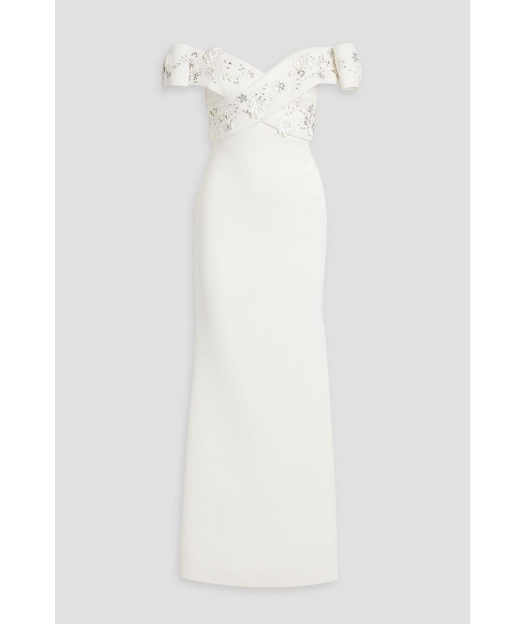 BADGLEY MISCHKA Белое вечернее платье, фото 7