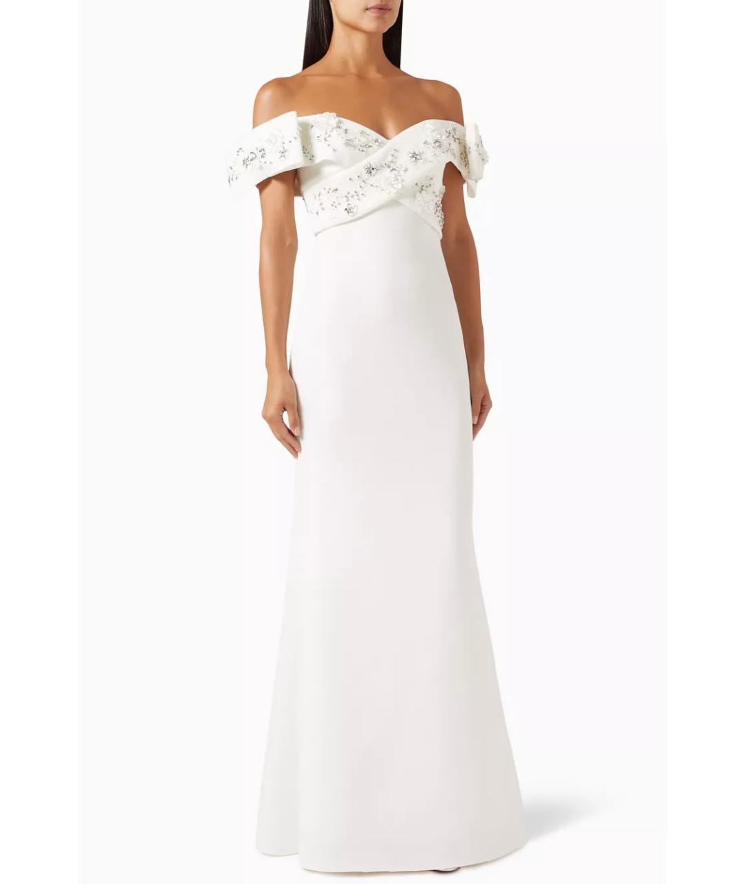 BADGLEY MISCHKA Белое вечернее платье, фото 3