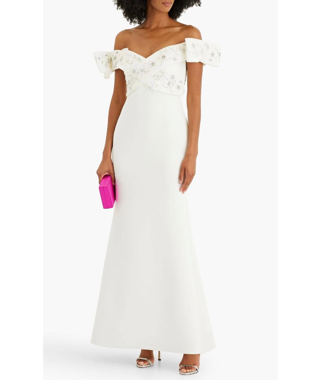 BADGLEY MISCHKA Белое вечернее платье, фото 5
