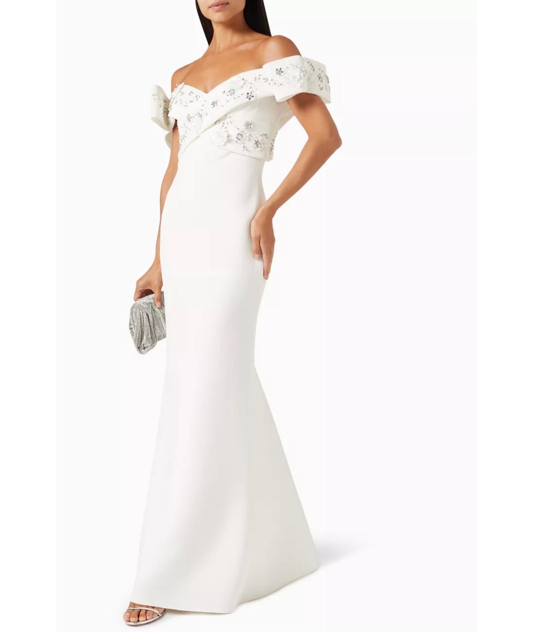 BADGLEY MISCHKA Белое вечернее платье, фото 2