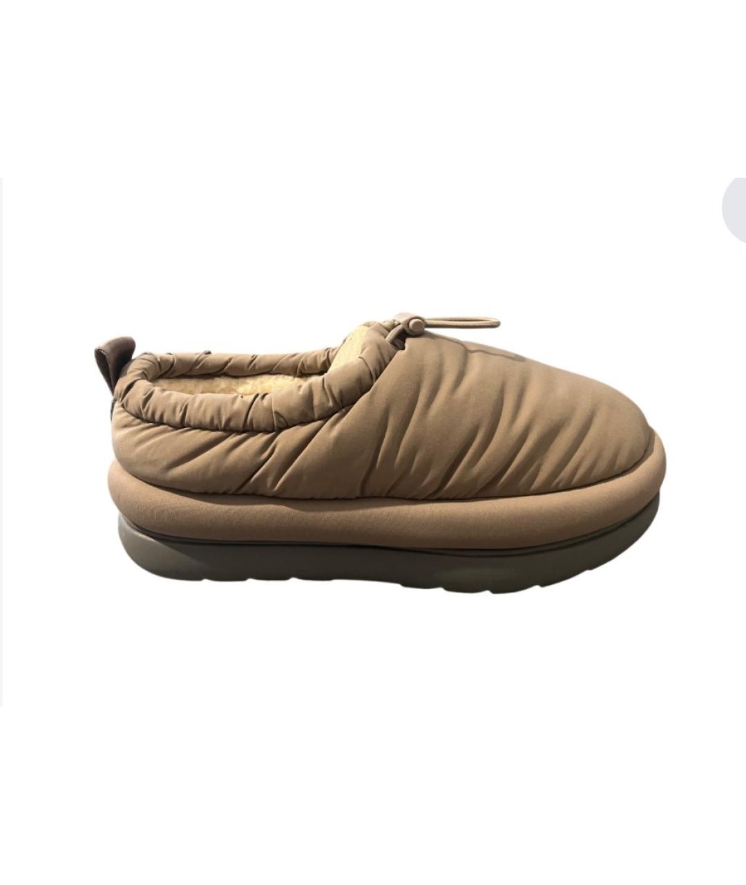 UGG AUSTRALIA Коричневые текстильные слипоны, фото 6