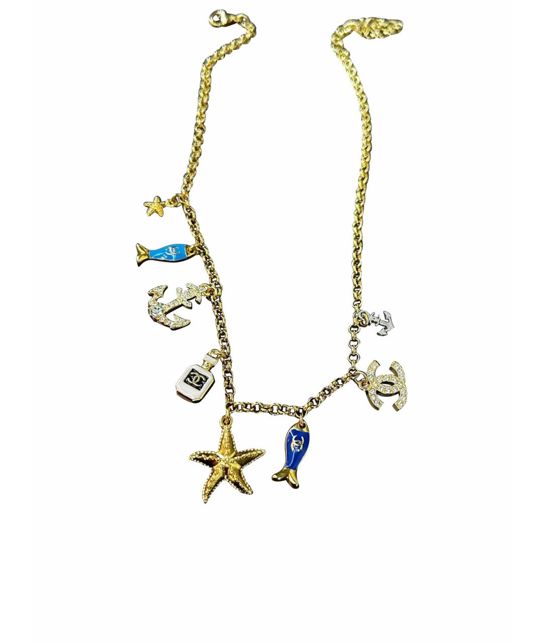 CHANEL Золотое колье из желтого золота, фото 1