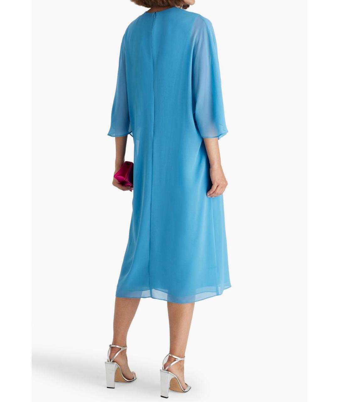 BADGLEY MISCHKA Голубое коктейльное платье, фото 3