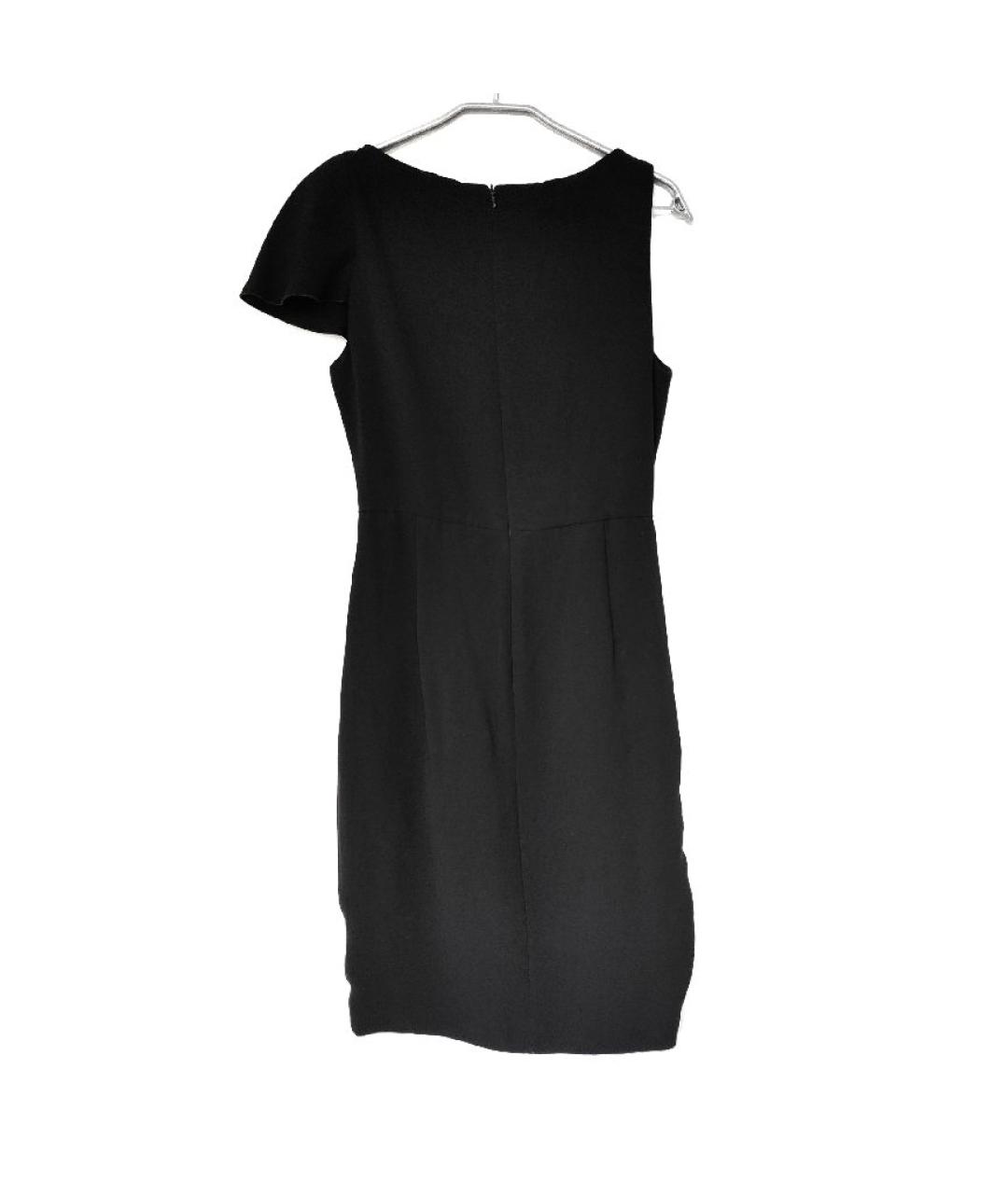 MAX MARA Черное ацетатное коктейльное платье, фото 2