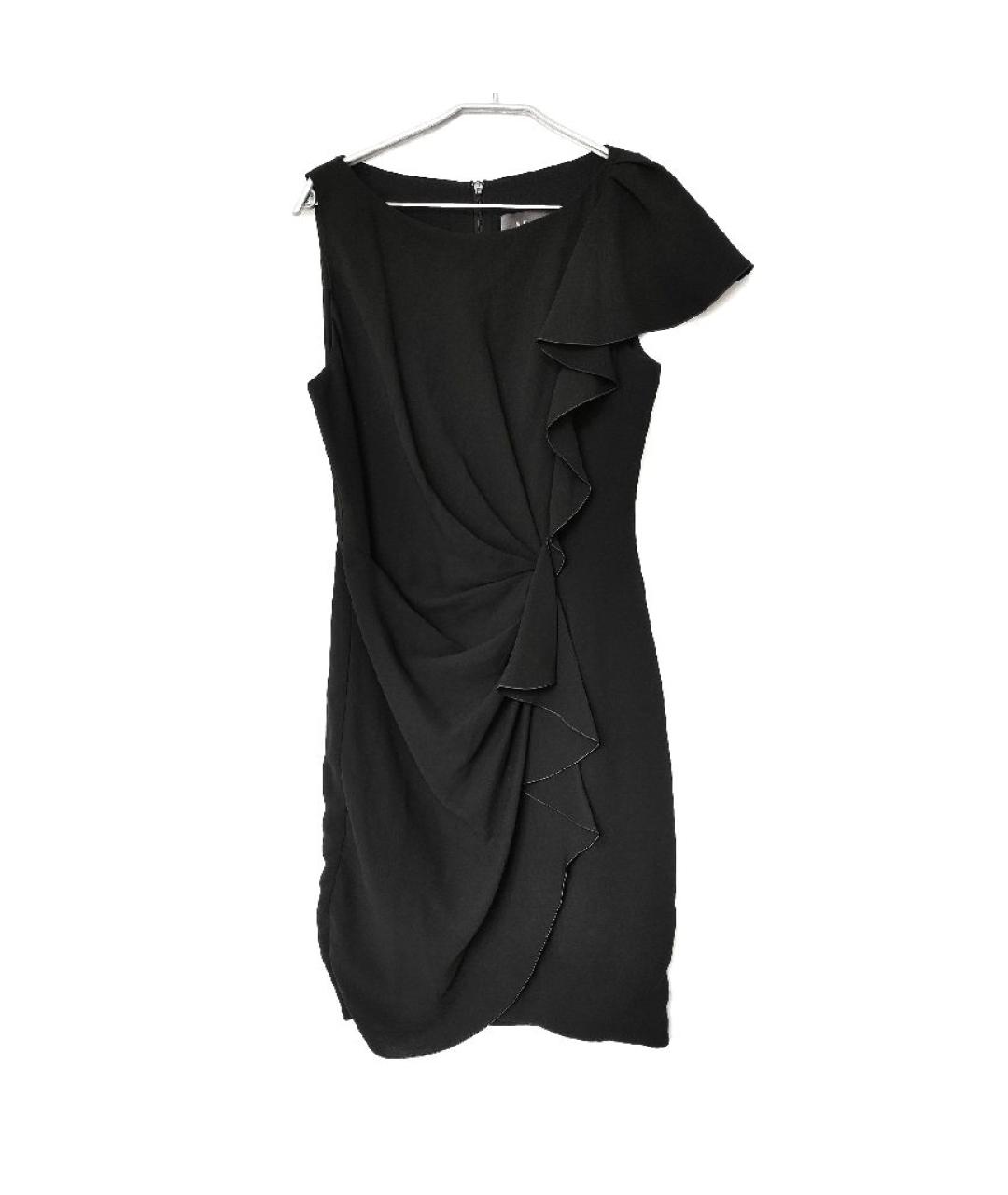 MAX MARA Черное ацетатное коктейльное платье, фото 9