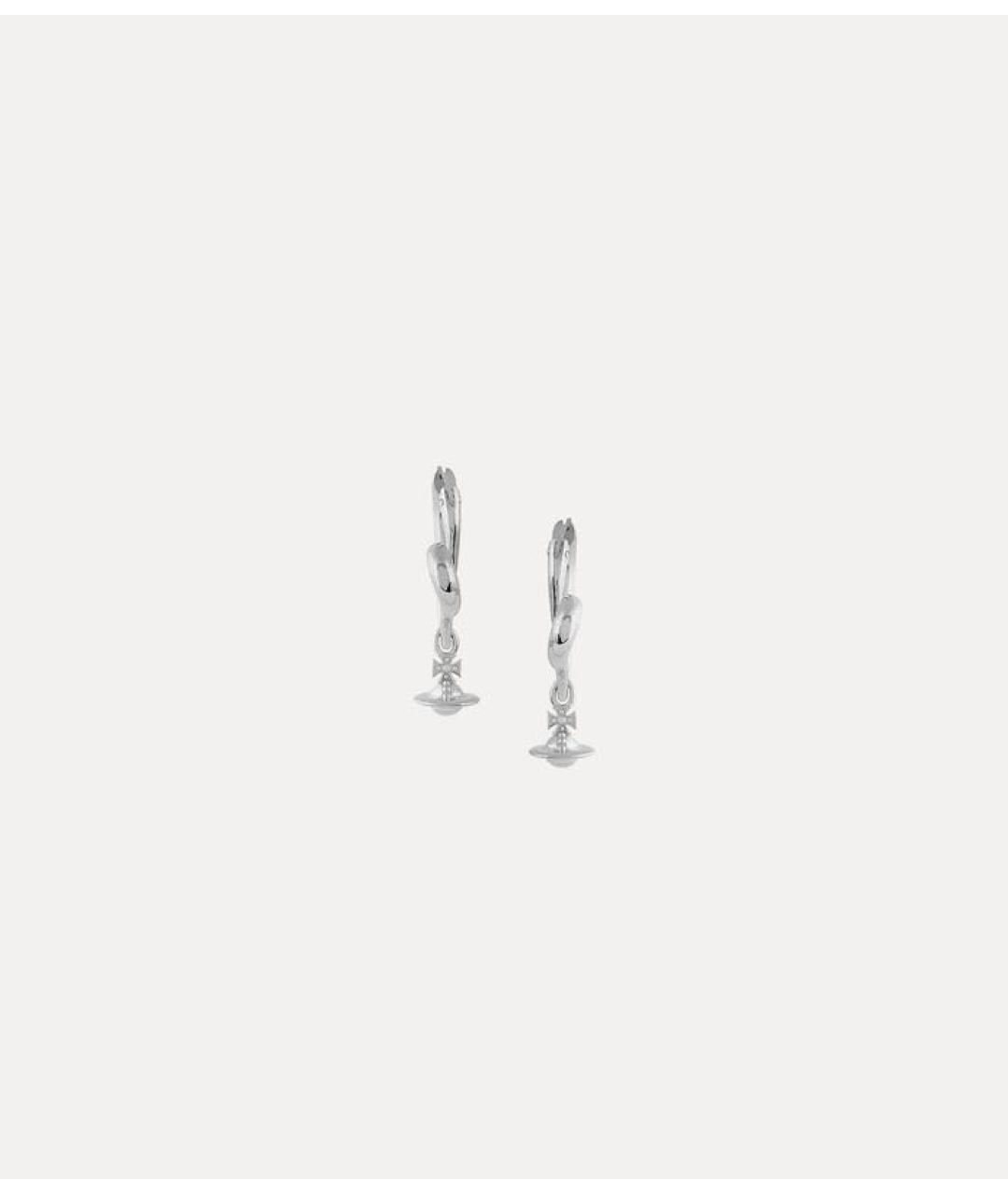 VIVIENNE WESTWOOD Серебряные латунные серьги, фото 2