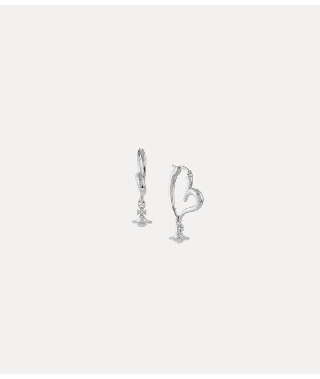 VIVIENNE WESTWOOD Серебряные латунные серьги, фото 3