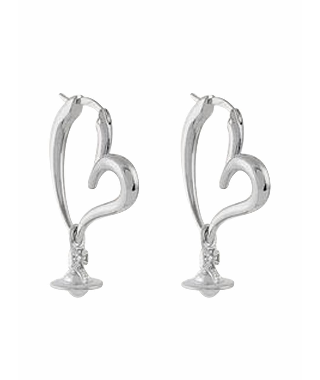 VIVIENNE WESTWOOD Серебряные латунные серьги, фото 1