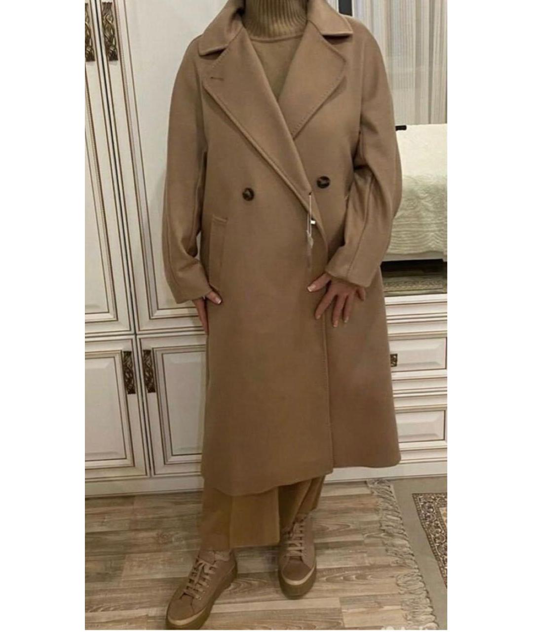 WEEKEND MAX MARA Бежевое пальто, фото 4