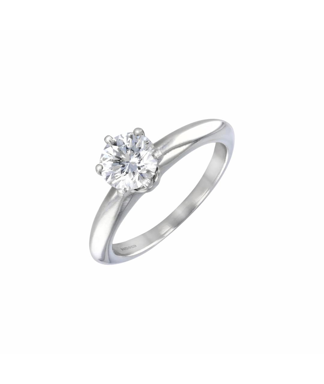TIFFANY&CO Белое платиновое кольцо, фото 1