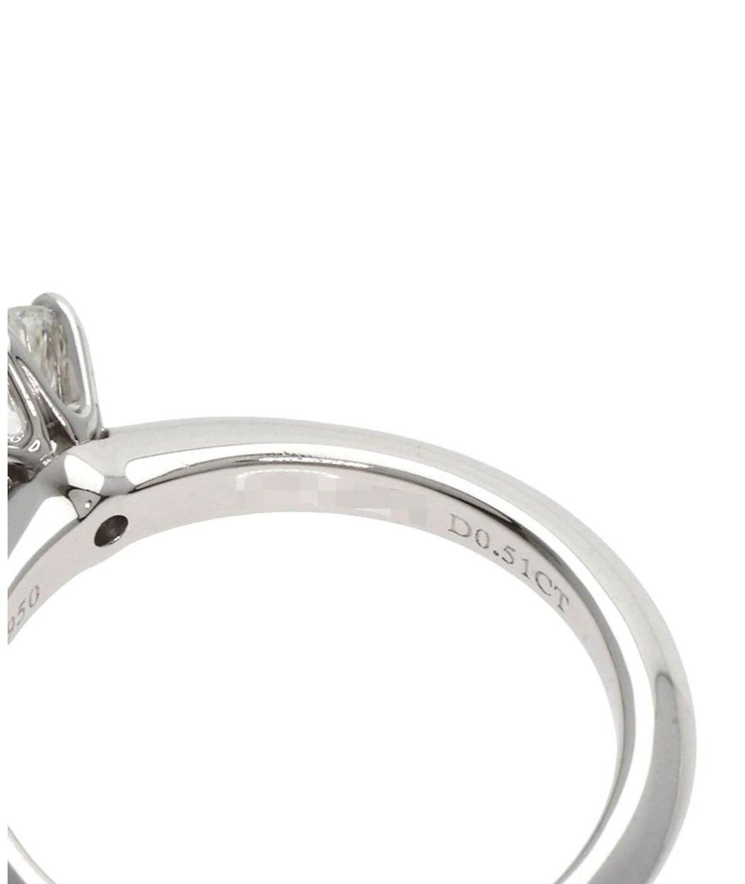 TIFFANY&CO Белое платиновое кольцо, фото 3