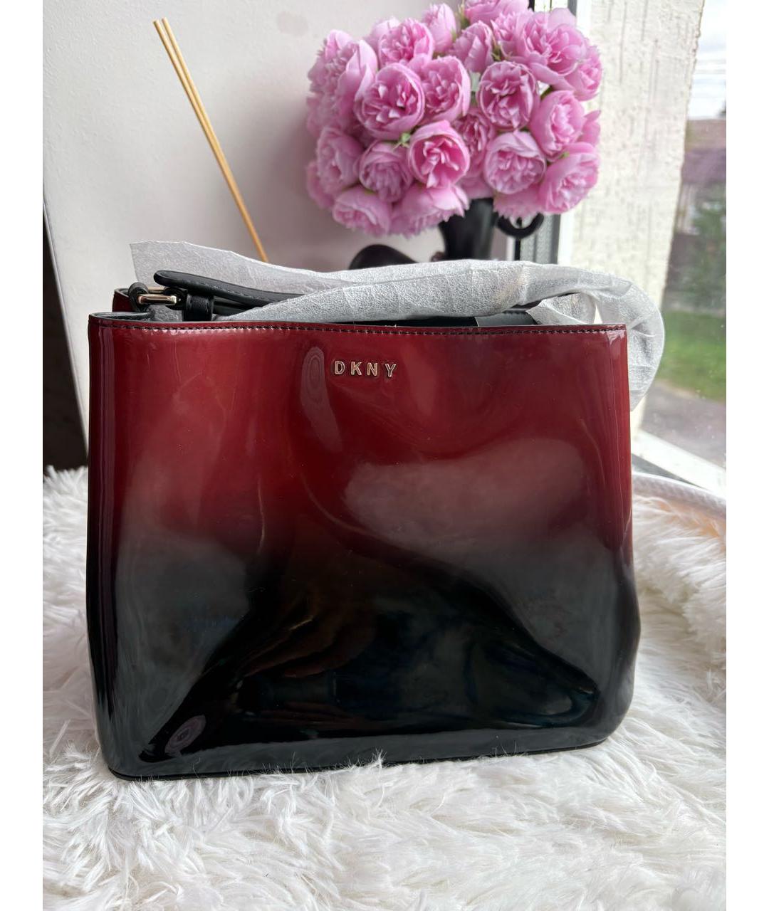 DKNY Сумка тоут из лакированной кожи, фото 5