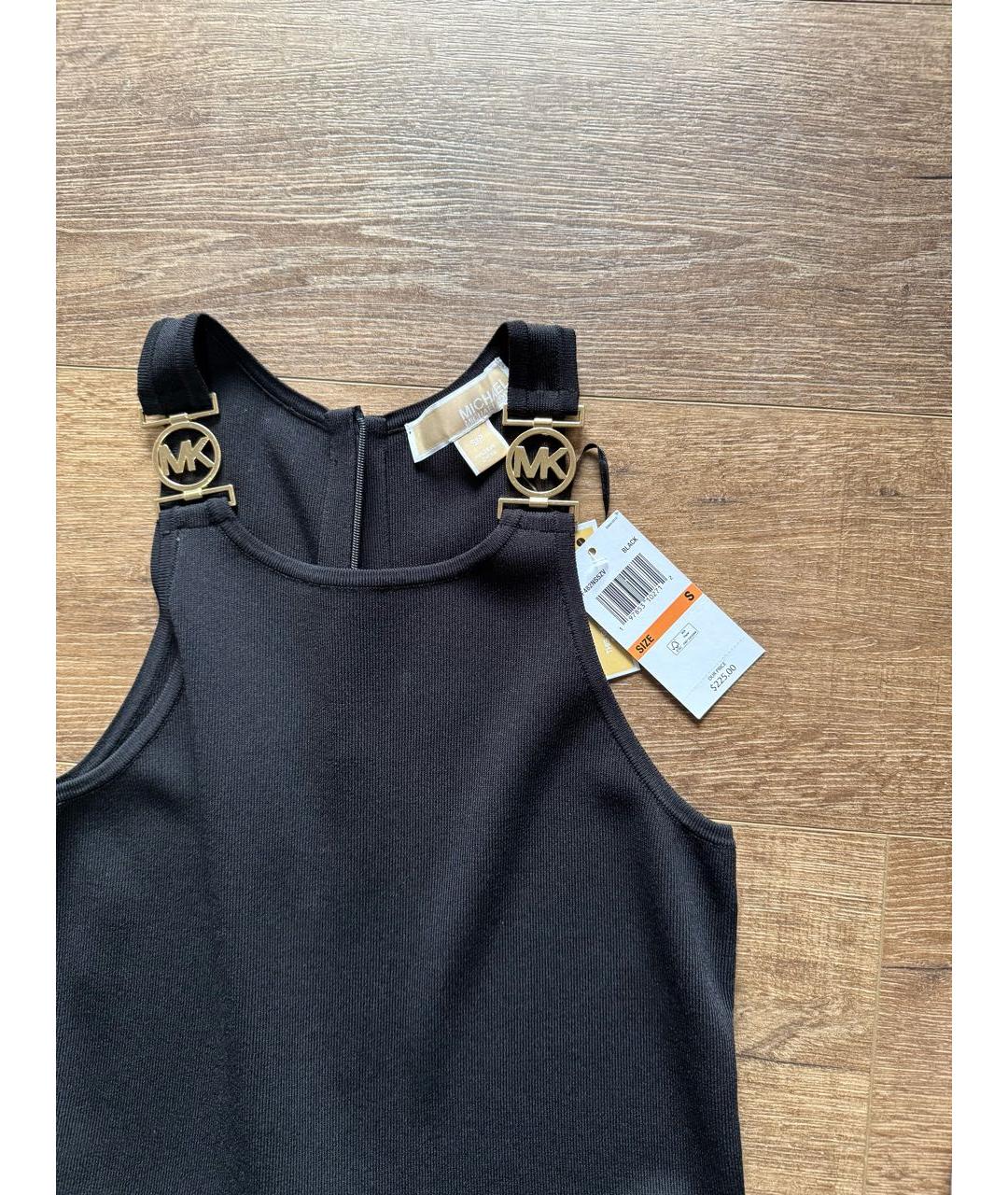 MICHAEL MICHAEL KORS Черное вискозное повседневное платье, фото 3