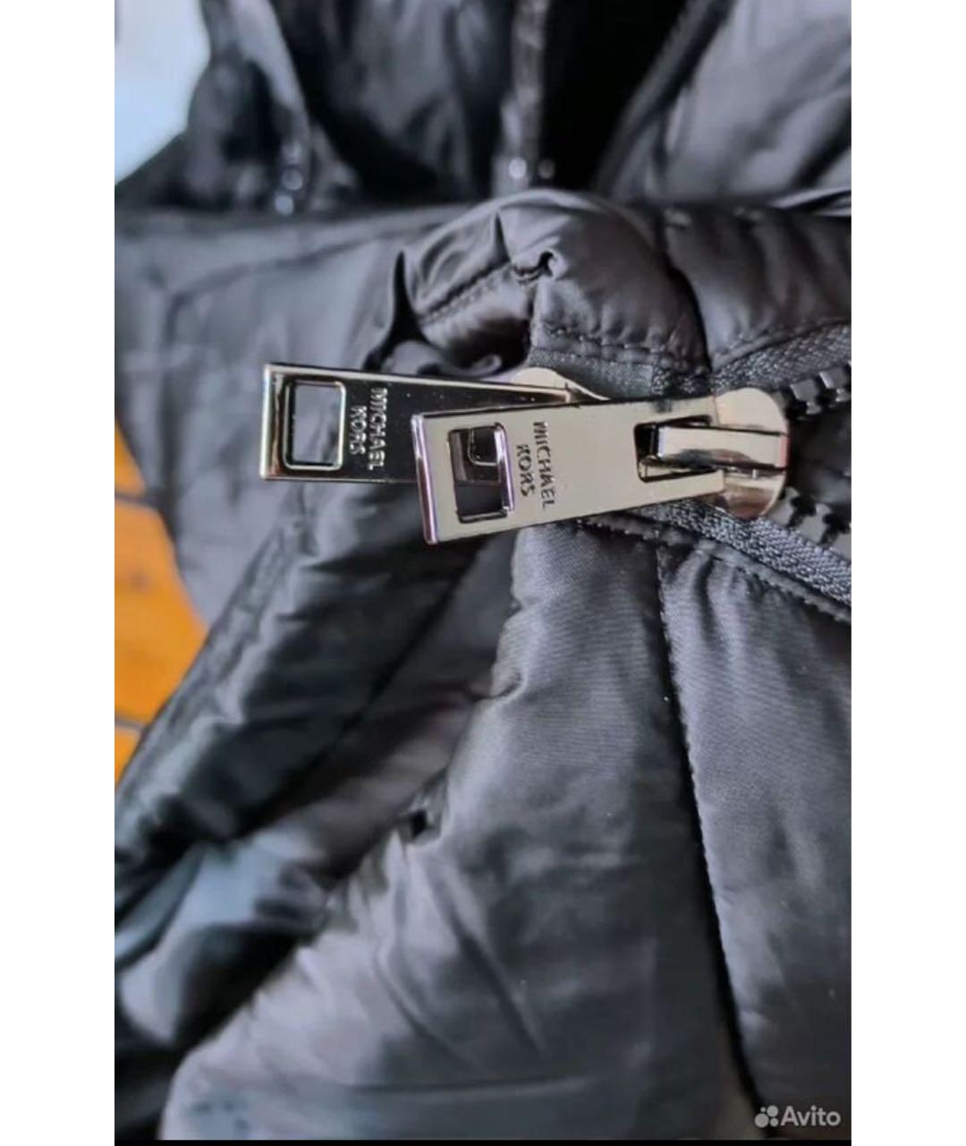 MICHAEL KORS Черная полиэстеровая куртка, фото 7