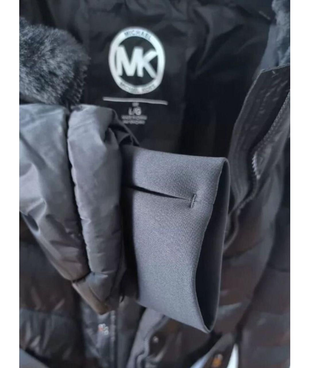MICHAEL KORS Черная полиэстеровая куртка, фото 8