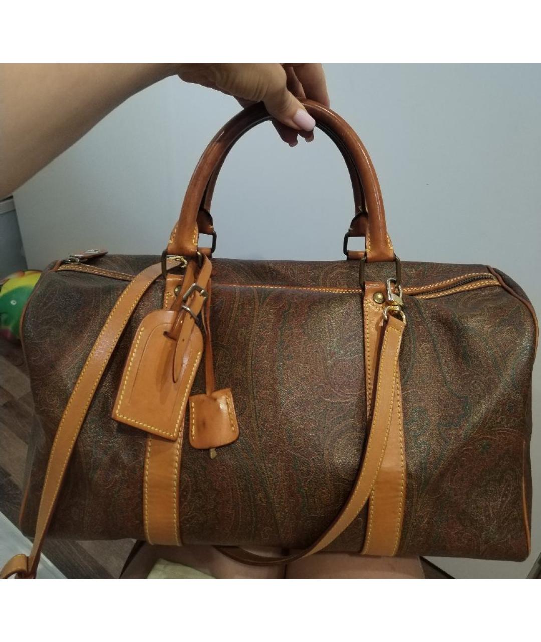 ETRO Коричневая сумка через плечо, фото 8