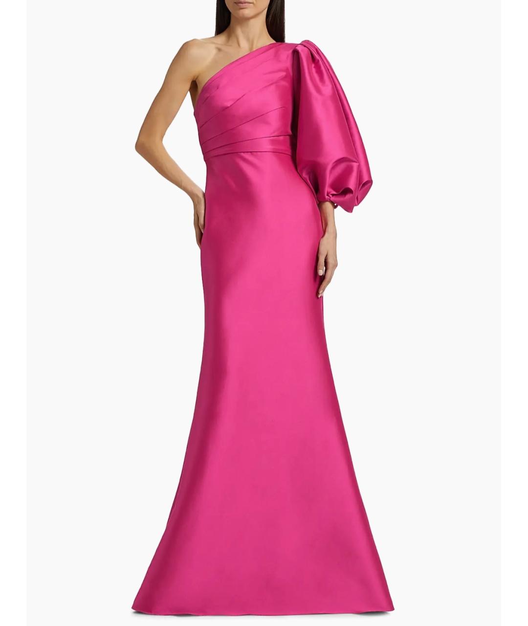 BADGLEY MISCHKA Фуксия вечернее платье, фото 5
