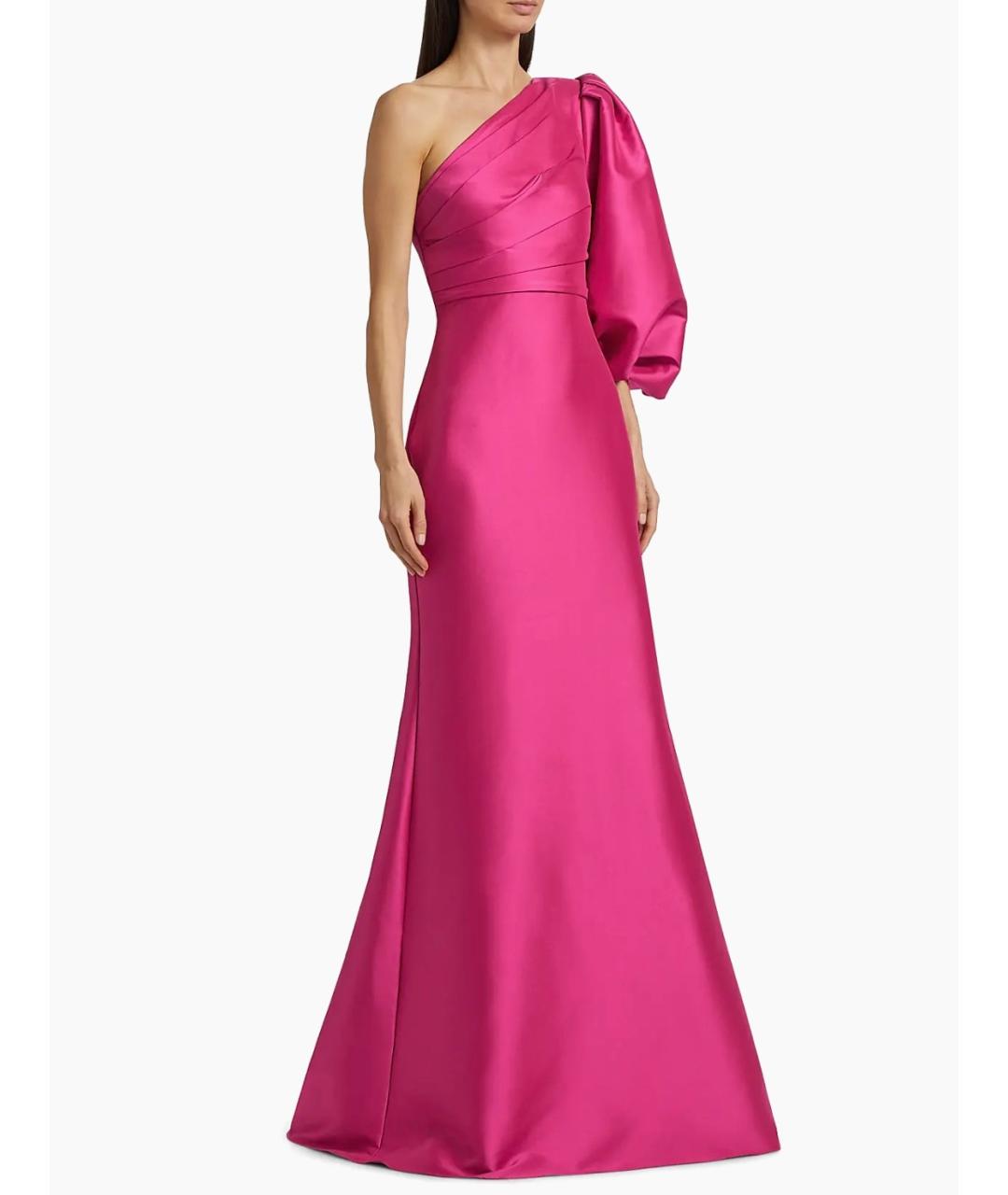 BADGLEY MISCHKA Фуксия вечернее платье, фото 7