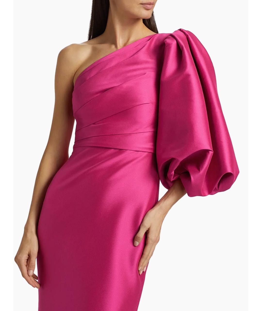 BADGLEY MISCHKA Фуксия вечернее платье, фото 4