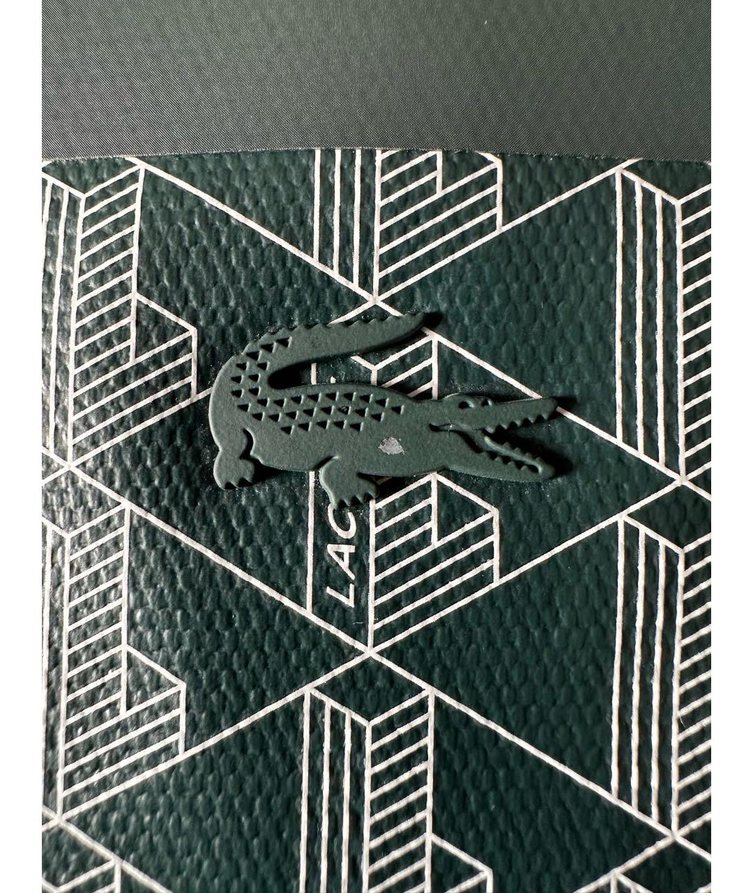 LACOSTE Зеленая сумка тоут, фото 5