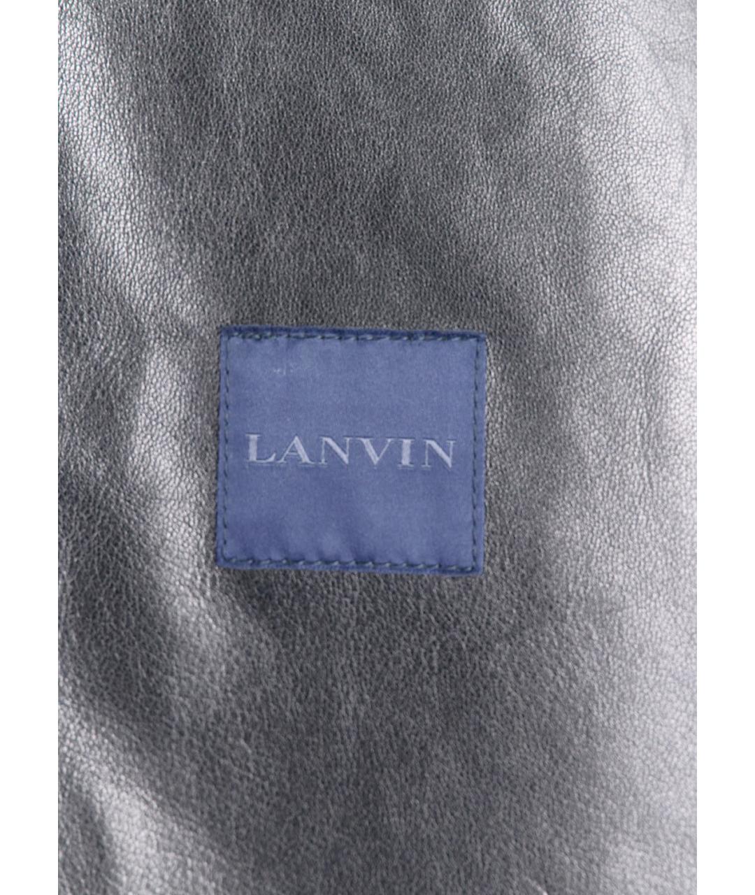 LANVIN Серая замшевая куртка, фото 3