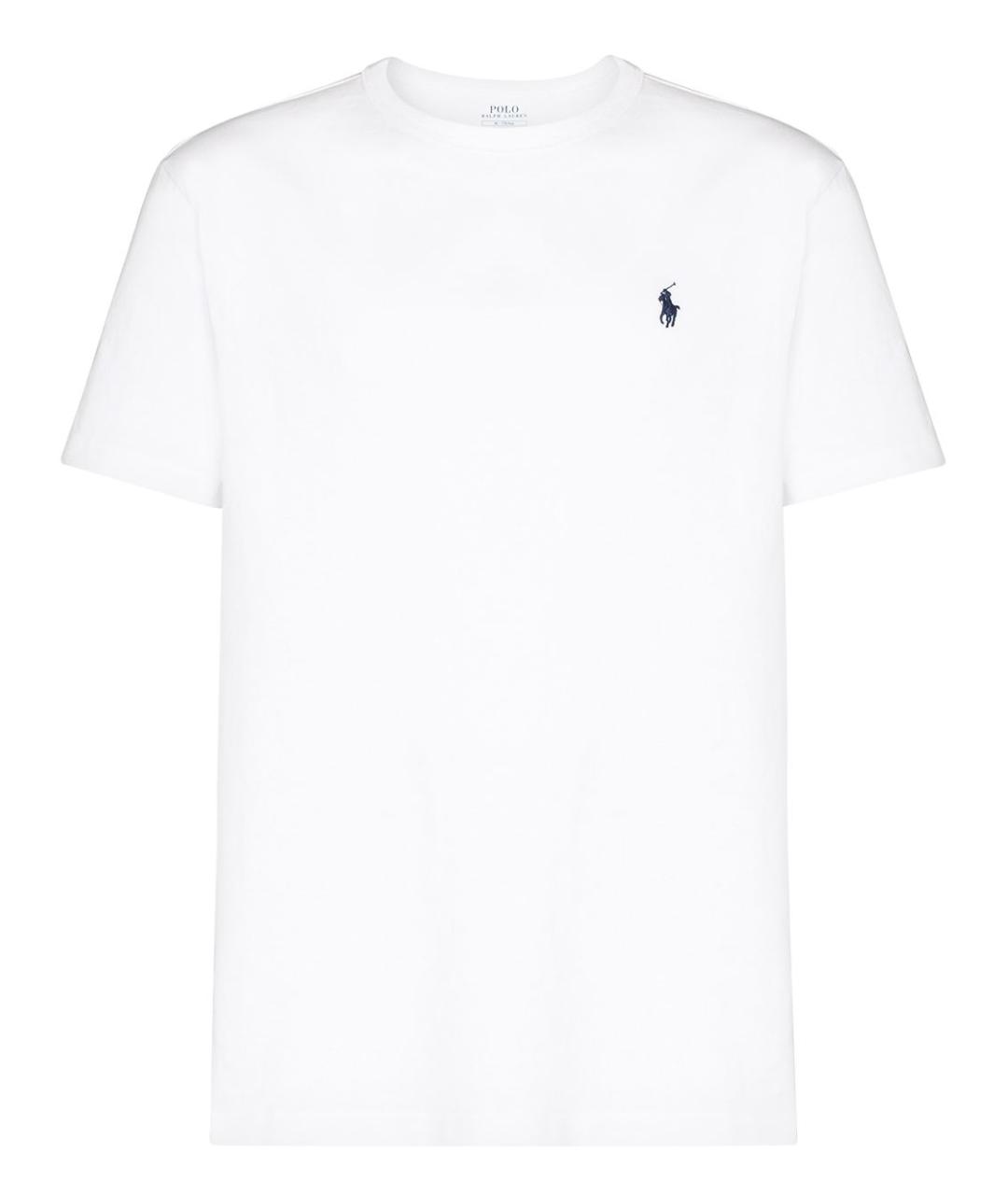 POLO RALPH LAUREN Белая хлопковая футболка, фото 1