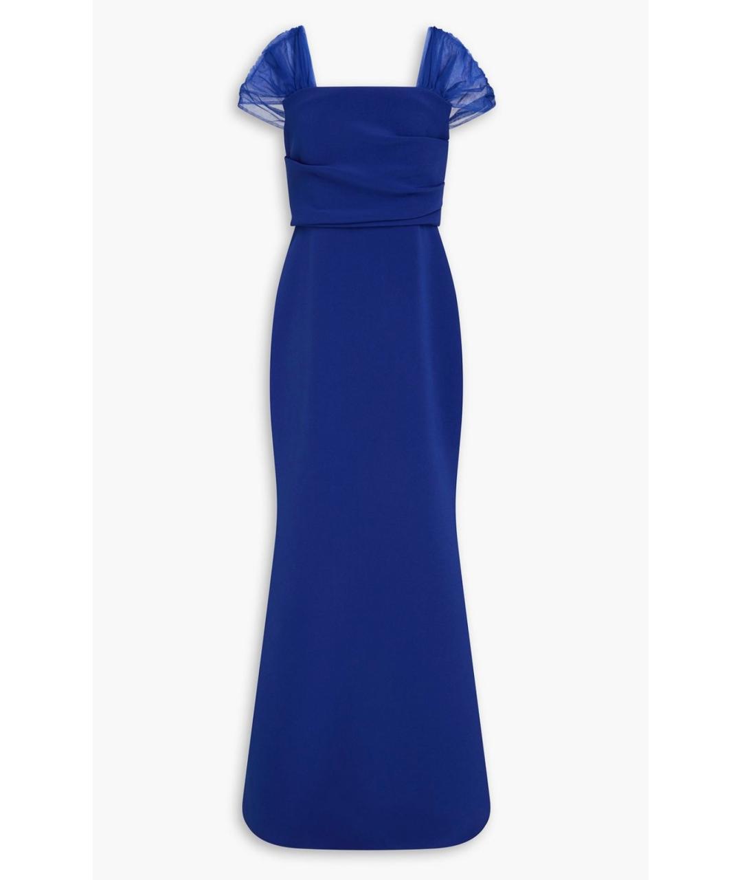 BADGLEY MISCHKA Синее вечернее платье, фото 4