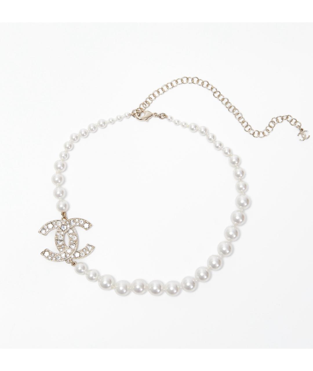 CHANEL Серебряное латунное колье, фото 4