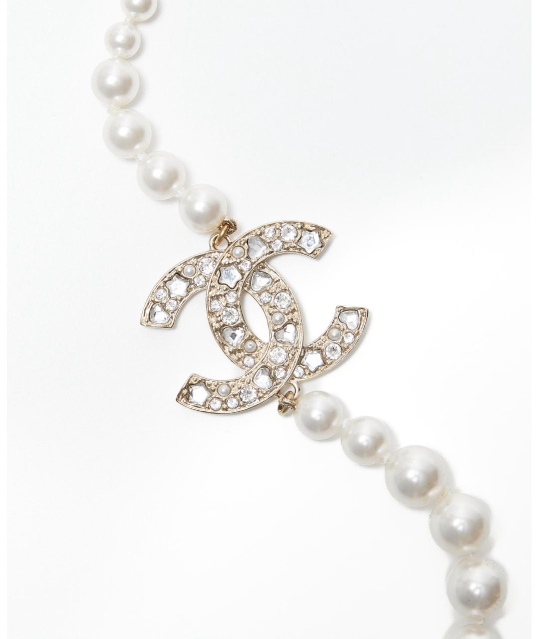 CHANEL Серебряное латунное колье, фото 2
