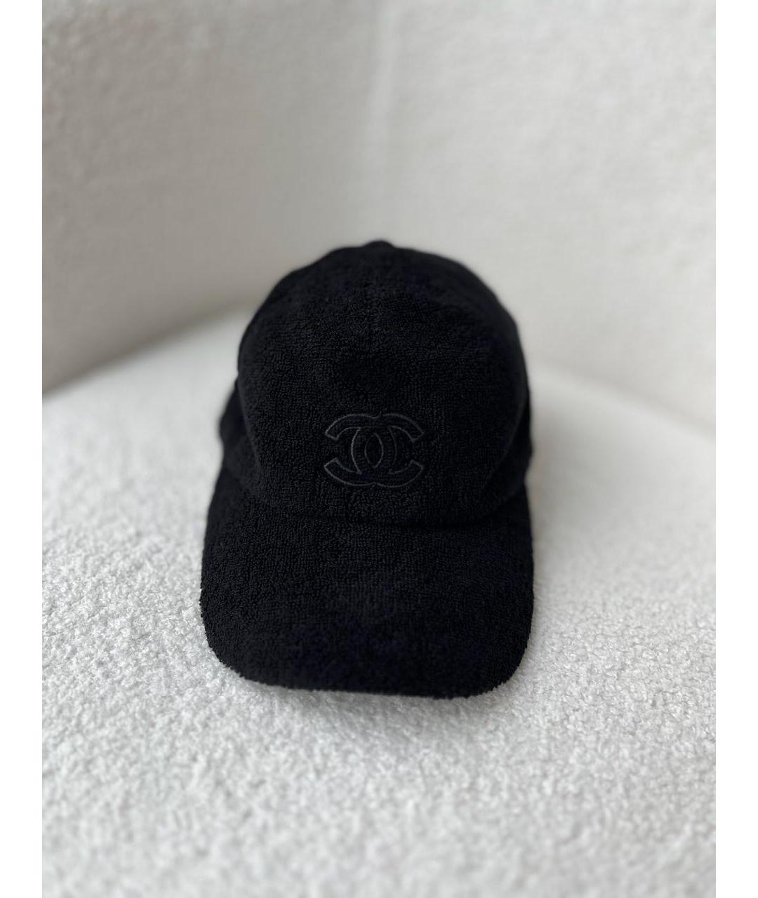 CHANEL Черная кепка, фото 2